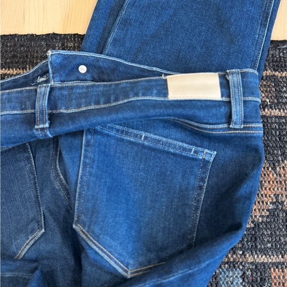 PAIGE Dark Blue Denim Jeans - Picture 2 of 4